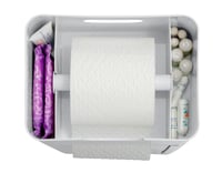 Wenko Imon WC súprava 6 v 1 s držiakom na toaletný papier a poličkou, matná biela, 20 x 58,5 x 15 cm 8