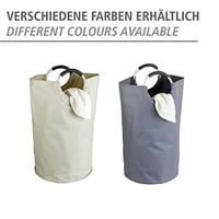 Skladacia nákupná taška a kôš na bielizeň WENKO Jumbo, 69 l, 38 x 72 cm, kamenná béžová, s držadlami 4