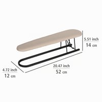 WENKO Leona daska za glačanje rukava 52x14x12 cm crno/bijela, 100% — neispravno, djelomično funkcionalno: donji dio se odvojio (stanje: vidi 2. sliku) 9