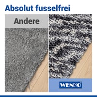 Kúpeľňová predložka WENKO Lerici XXL slučková, 60x90 cm, protišmyková, rýchloschnúca, sivo-modrá, ručne prateľná, polyester a bavlna 6