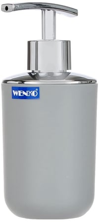 Dozator de săpun WENKO Malta pentru săpun lichid și detergent de vase, 0,32 litri, reîncărcabil, pentru baie și bucătărie, gri 3
