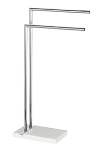 Vešiak na uteráky a oblečenie Wenko Noble White – biely – 45,5x20x82 cm 1