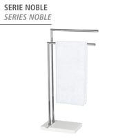 Vešiak na uteráky a oblečenie Wenko Noble White – biely – 45,5x20x82 cm 2