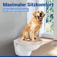 WENKO Ottana oválne WC sedadlo s pomalým sklápaním, antibakteriálny duroplast, odnímateľné sedadlo, 150 kg, béžové 9