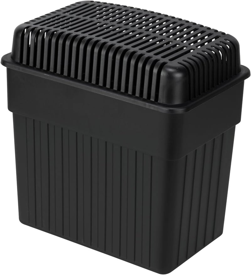 WENKO Páramentesítő 2kg granulátummal fürdőszobához, garázshoz, pincéhez - 2 kg, Black, Moisture killer