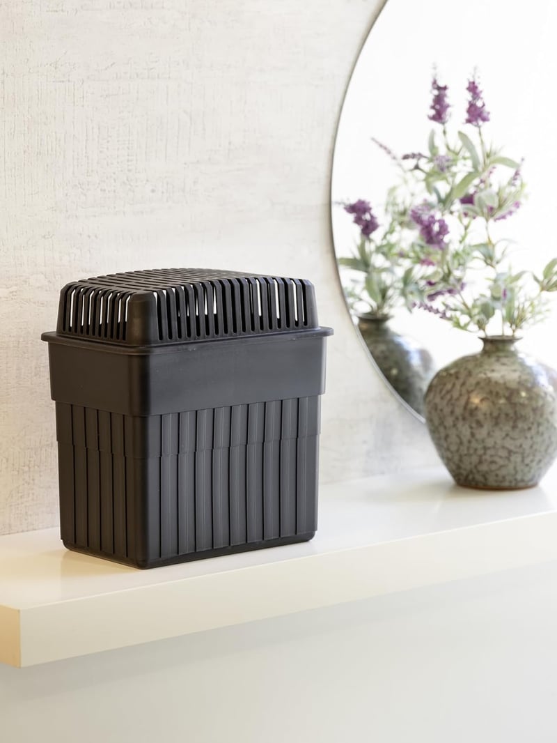 WENKO Páramentesítő 2kg granulátummal fürdőszobához, garázshoz, pincéhez - 2 kg, Black, Moisture killer