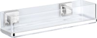 Wenko Quadro Big fali polc vákuumrögzítéssel, rozsdamentes acél, 38,5x14,5 cm - Glossy 8