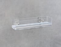 Wenko Quadro Big fali polc vákuumrögzítéssel, rozsdamentes acél, 38,5x14,5 cm - Glossy 6