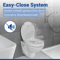 WENKO Secura Comfort WC sedadlo so zvýšením o 5 cm, nosnosť 200 kg, poklop so systémom Soft-Close, antibakteriálny duroplast, s protišmykovými podložkami, biele 3