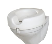 Înălțător pentru colac WC WENKO Secura - capacitate 150 kg, alb, 41,5 x 17 x 44 cm, înălțător din plastic 1