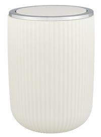 Coș de gunoi pentru baie cu capac basculant WENKO Swing Lid, 2 litri, cu capac 2