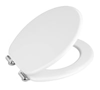 Capac WC WENKO Urbino, alb, cu închidere lentă Easy-Close, din MDF, certificat FSC, cu fixare din oțel inoxidabil, 36 x 42,5 cm 3