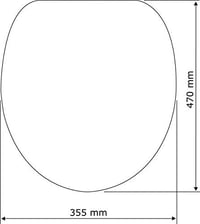 WENKO WC-ülőke lágyan záródó zsanérral, termoplasztból – puha záródású lecsapódásgátlós WC-tető 4