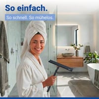WENKO XXL racletă pentru duș cu suport, fără găurire, extra lată, 32 cm 7