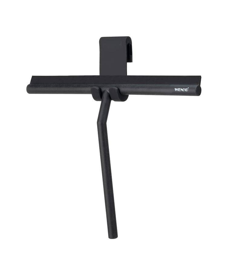 WENKO XXL racletă pentru duș cu suport, fără găurire, extra lată, 32 cm