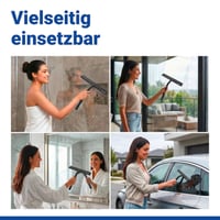 WENKO XXL racletă pentru duș cu suport, fără găurire, extra lată, 32 cm 6