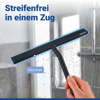 WENKO XXL racletă pentru duș cu suport, fără găurire, extra lată, 32 cm 2