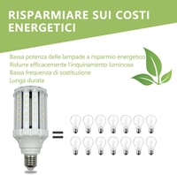 Wenscha 25W LED E27 3000K meleg fehér izzó 120W halogén helyettesítő 5