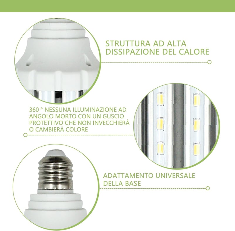 Wenscha 25W LED E27 3000K meleg fehér izzó 120W halogén helyettesítő