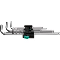 Sada inbusových kľúčov Wera 950 PKL/9 SM N, metrická, chrómovaná, 9-dielna (1,5–10 mm), 05022087001 1
