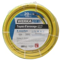 Vystužená záhradná hadica WERKA PRO, priemer 25 mm, odolná voči prekrúteniu, 20 m 4