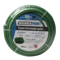 WERKA PRO Ojačano vrtno crijevo promjera 25 mm, zeleno, 20 m, pleteno crijevo za zalijevanje 4