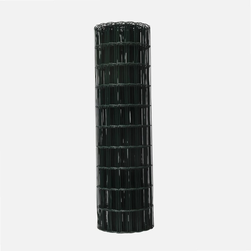 WERKA PRO Hegesztett Drótháló Tekercs 25 m Zöld Horganyzott 1 x 25 m 1,7 mm Kertkerítés Drótfonat