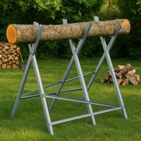 Suport Metalic pentru Bușteni WERKA PRO cu 3 Picioare – Trepied pentru Lemne de Foc pentru Utilizare la Interior și Exterior 2