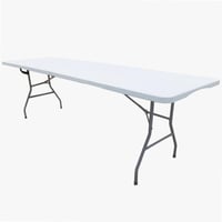 WERKA PRO Sklopivi pravokutni stol 239 x 74 x 74 cm, stol za događanja za 10 osoba, vrtni i ugostiteljski stol 1