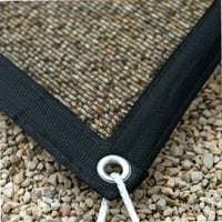 Plasă de protecție pentru piscină WERKA PRO, 100 g/m², 5x9 m, gri, polietilenă cu tratament anti-UV, cu ochiuri din aluminiu, dimensiune ochiuri 4x6 mm 4