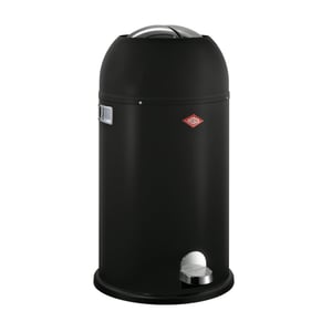 Wesco Kickmaster kanta za smeće na pedalu mat crna, čelik, 33 litre, velika — Spremnik kante je udubljen (stanje: vidi 2. sliku)