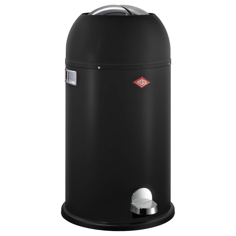 Wesco Kickmaster Szemetes Kuka Fém Fekete Matt 33L 69cm
