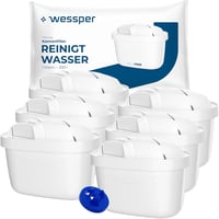 Wessper vízszűrő patron 6db aktív szénnel ioncsere gyantával Brita Dafi Aquaphor Philips 1