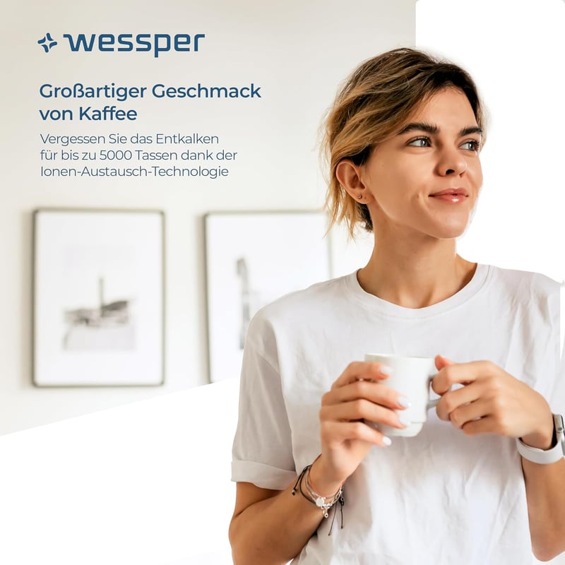 Wessper vízszűrő patron Philips Aquaclean CA6903 kávéfőzőhöz, 4 db, aktívszén