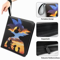 Album pentru cărți de joc One Piece Zoro WEST TUNE cu 1080 de compartimente, portabil, din material PU impermeabil, pentru colecționarii de cărți anime 4