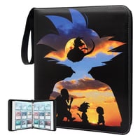 Album pentru cărți de joc One Piece Zoro WEST TUNE cu 1080 de compartimente, portabil, din material PU impermeabil, pentru colecționarii de cărți anime 1
