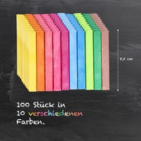 Westcott 100 darabos színes kréta szett, 1,2 cm átmérő, alacsony porképzés, könnyen törölhető - mix 5