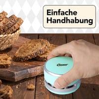Westcott Clauss 2Clean Mini stolný vysávač – mätovo zelený, na použitie v kancelárii a v aute, napájaný 2 x AA batériami, CL-50002 3