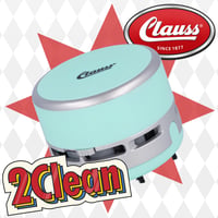 Westcott Clauss 2Clean Mini stolný vysávač – mätovo zelený, na použitie v kancelárii a v aute, napájaný 2 x AA batériami, CL-50002 2