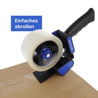 Westcott E-730402 00 Odvíjač baliacej pásky pre kotúče 50 mm x 66 m (priemer dutinky 76 mm) s ergonomickou rukoväťou 3