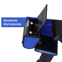 Westcott E-730402 00 Odvíjač baliacej pásky pre kotúče 50 mm x 66 m (priemer dutinky 76 mm) s ergonomickou rukoväťou 4