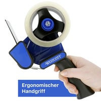 Westcott E-730402 00 Odvíjač baliacej pásky pre kotúče 50 mm x 66 m (priemer dutinky 76 mm) s ergonomickou rukoväťou 2