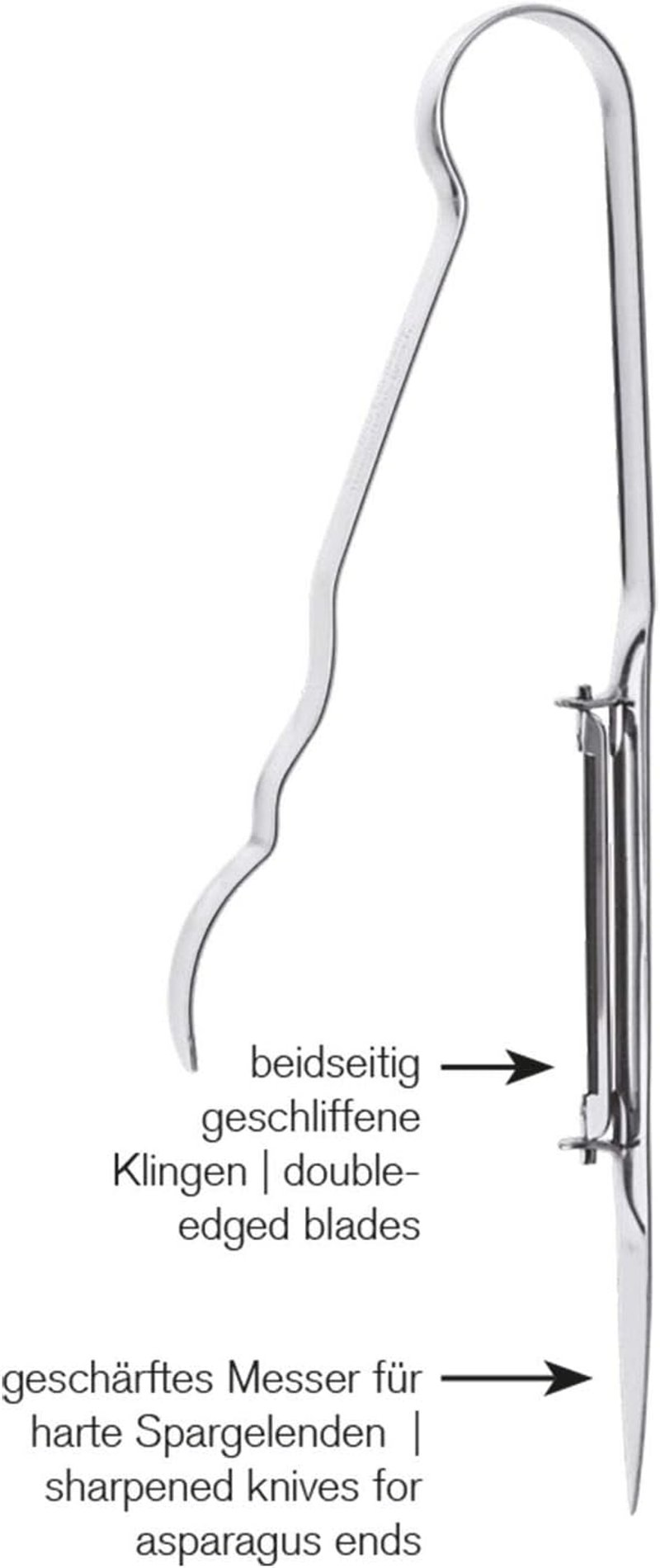 Westmark Asparagus Peeler Monopol Edition rozsdamentes acél spárgahámozó - Asparago