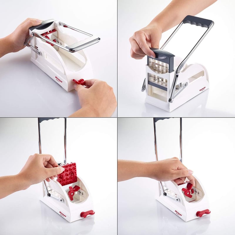 Westmark Burgonyavágó Készlet Sárgarépavágóval és Gyümölcsvágóval 3 Vágófejjel - Slicer and peeler Gallant