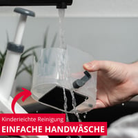 Westmark odstraňovač kôstok z čerešní s dávkovačom a zásobníkom na kôstky, 22 cm, biela/antracitová, plast/nehrdzavejúca oceľ 8