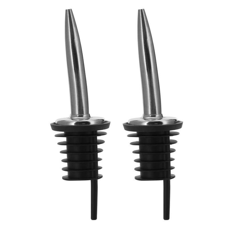 Dávkovač na fľaše Westmark Inox-Gastro – čierna/chróm – 2 ks
