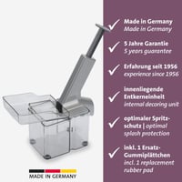 Westmark Kirschomat odstraňovač kôstiek z čerešní a sliviek, plast/nehrdzavejúca oceľ/hliník, strieborná/čierna/priehľadná 2