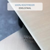 Westmark Master Line Profi nerezová grilovacia špachtľa, čepeľ 15x13 cm, dĺžka 26 cm, rovná pevná, čierna/strieborná 2