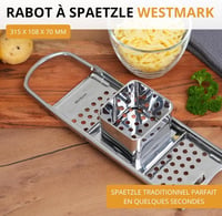 Westmark Spätzle Szeletelő Rozsdamentes Acél 31,5 cm 2
