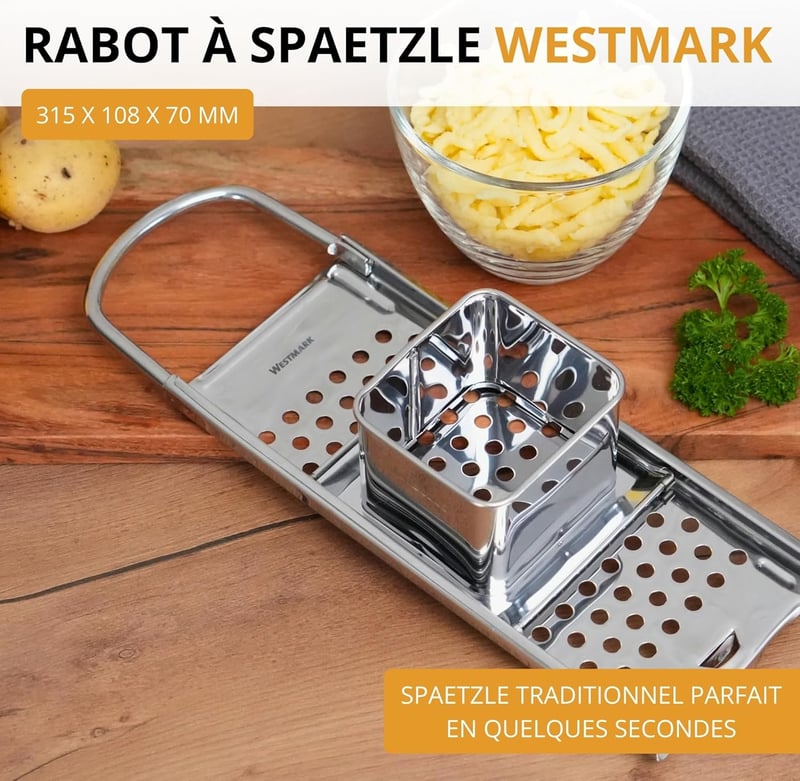 Westmark Spätzle Szeletelő Rozsdamentes Acél 31,5 cm